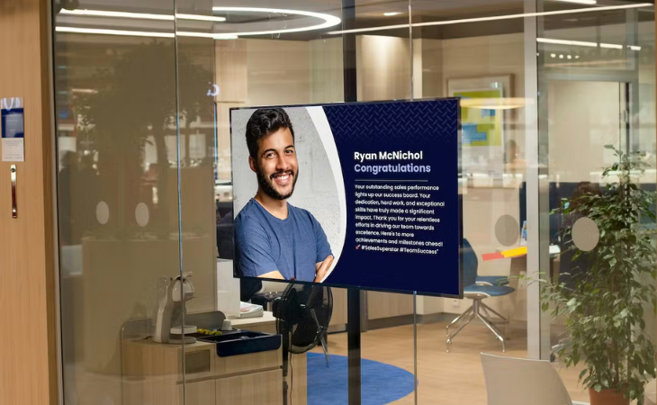 employee recognition on Digital Signag